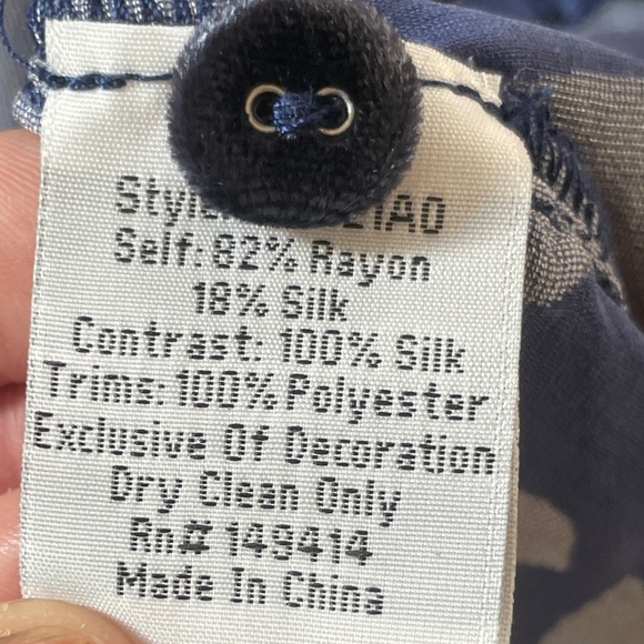 Johnny Was Clara Gwyneth burnout dress sz small - Picture 15 of 16